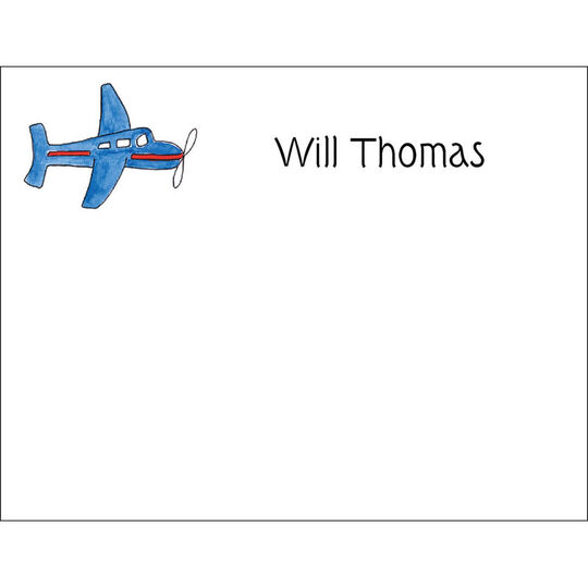 Airplane Flat Note Cards